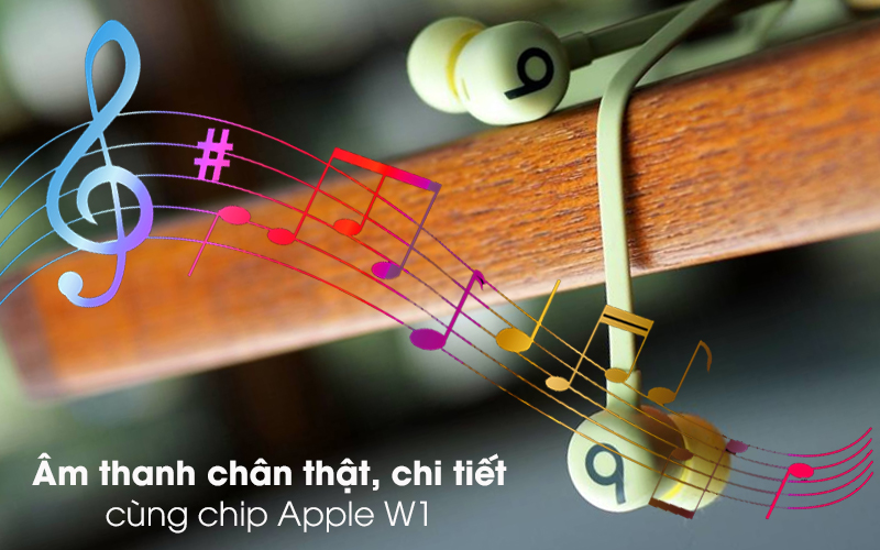 Tai nghe Bluetooth Beats Flex MYMC2/ MYMD2 - Chất âm mạnh mẽ đến từ chip Apple W1